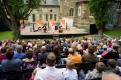 Foto: "Vivaldi fr Kinder" vor der Abtei Rommersdorf beim Mittelrhein Musikfestival (Foto: piel-media)
